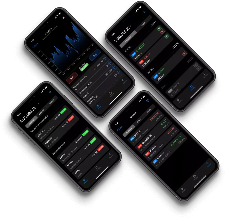 Fai trading con l`app mobile di Admirals